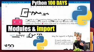 Python Modules and import Statements in Easy Way Python 100 Days