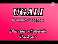 UGALI by Juanito Cadangen
