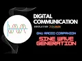 Sine Wave Generation GNU Radio Companion Simulation