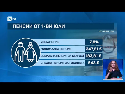 Нови по-високи пенсии от днес: Какво трябва да знаят пенсионерите за индексацията със 7,8%