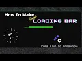 Tutorial Membuat Loading Bar Sederhana Dengan Bahasa Pemograman C Menggunakan DevC