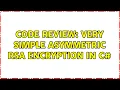 Code Review Very simple asymmetric RSA encryption in C