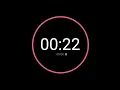 22 Second Countdown Timer iPhone Timer Style