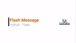 Python - Flask Flash Message