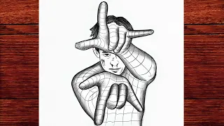 Spider-Man Drawing Easy | Brand New Day Pencil Sketch for Beginners