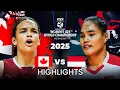 Lagu Indonesia 🇮🇩 vs Canada 🇨🇦 | Highlights | Women's U21 World Champs 2025