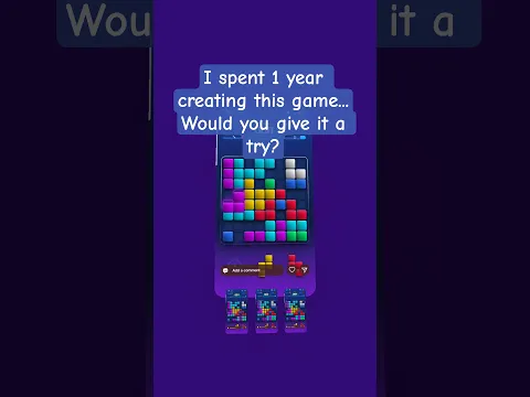 I spent 1 year creating this game...Would you give it a try? #shorts #puzzle