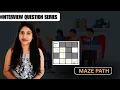 Maze Path Solving Explained Placement Gyan
