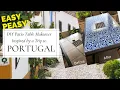 DIY Patio Table Makeover Inspired by Portugal - from Frumpy to Fabulous