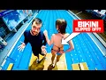 Regular girl s BIKINI Slipped off Swimwear FAIL on a HUGE platform Watermagic