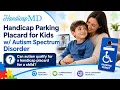 Handicap Parking Placard for Kids w Autism Spectrum Disorder Can autism qualify for a placard