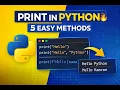 How to Print in Python All Methods Explained Beginner Friendly