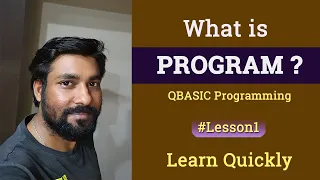 What is Program Programming Language Lesson 1