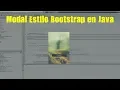 Login Modal bootstrap 4 Java Swing