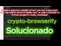 CRYPTO You attempted to import - js SOLUCIONADO REACT 18 2023