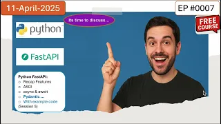 FastAPI Async Await Made Easy Session 5 FastAPI Tutorial for Beginners in Simple English