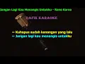 Jangan Lagi Kau Menangis Untukku (Karaoke) Rano Karno/ Nada asli/ Original Key Bbm/ Male Key