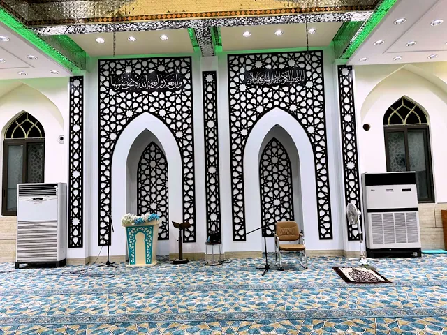 ⁣حرم المسجد قبل وبعد التطوير | بغداد حي القاهرة | مسجد وحسينية آل الرسول