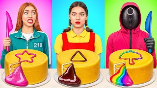 Me Vs Grandma Cooking Challenge In Squid Game Extreme Situations In Real Life By Multi DO Smile 