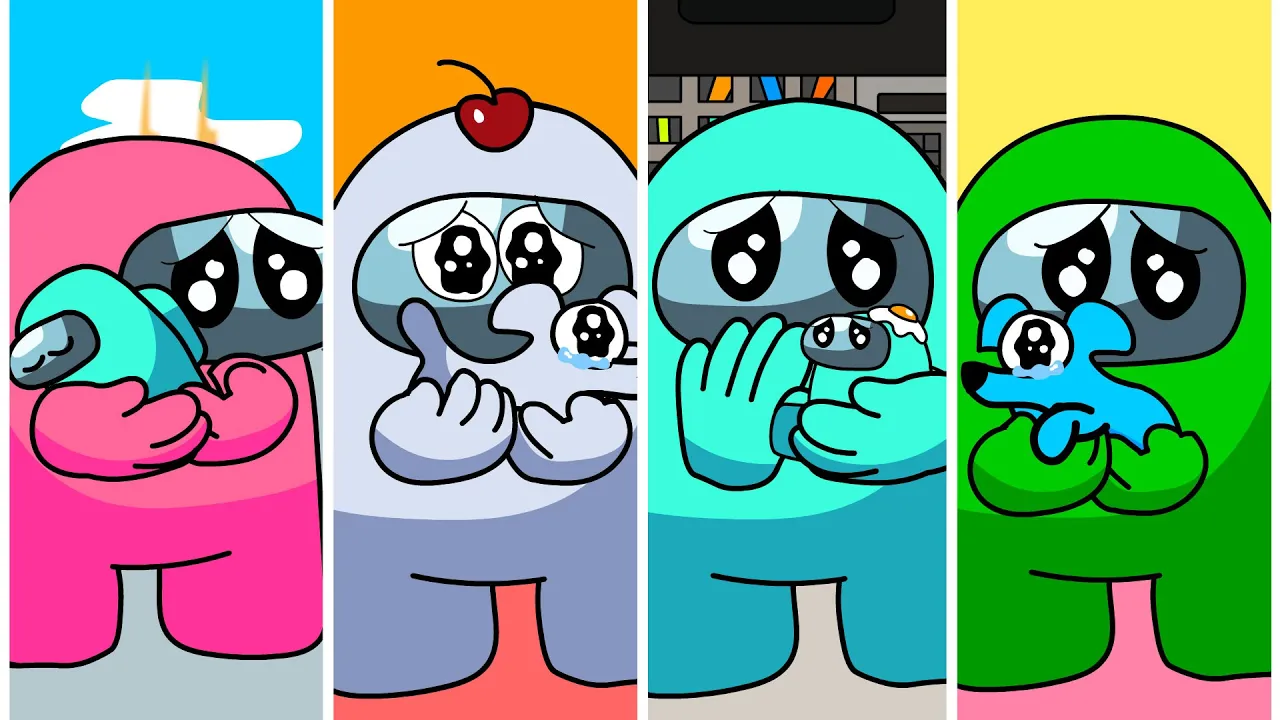⭐️ TOP 10 BEST AMONG US ANIMATIONS COMPILATION #1