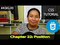 Chapter 22 CSS Tutorial - Position