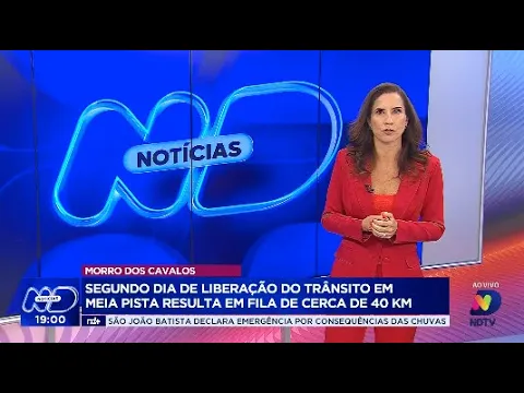 Caos no trânsito: fila de 40 km no Morro dos Cavalos no segundo dia de liberação em meia pista