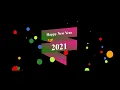 Pure CSS Animation Effects Happy New Year 2021 Background Animation