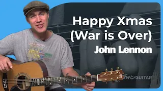 Download Happy Xmas (War Is Over) Guitar Lesson | John Lennon \u0026 Yoko Ono MP3