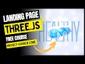 Project Source code Part 1 - Beautiful Landing Page with React Fiber Three js Free Course