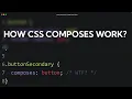 HOW to CSS composes CSS Modules composition
