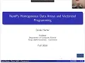 CSci 574 Machine Learning U02-1 NumPy Arrays and Vectorized Programming
