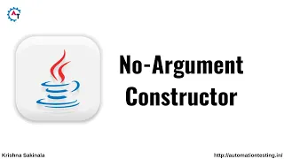 No Argument Constructor in Java Java Tutorial For Beginners Java Constructors Java Methods