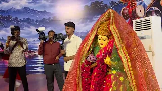गुढ़ियारी रायपुर में माँ मातंगी की महाआरती का अलौकिक दृश्य | भक्तिमय हुआ पूरा पंडाल 🚩| Raipur Darbar