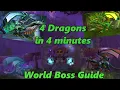 ALL Four World Boss Dragons in 4 Minutes Emeriss Lethon Taerar Ysondre - WoW Classic