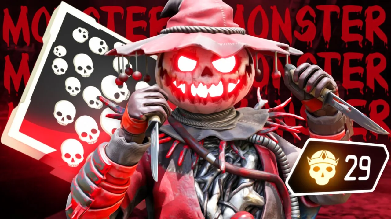 Bloodhound is a MONSTER! 29 KILLS 4K+ Apex Legends Gameplay