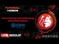 CDVI Atrium - How to Add a User and Assign a Card Using the Web Interface UTS Group