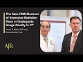 The New CMS Measure of Excessive Radiation Dose or Inadequate Image Quality in CT