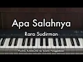 Apa Salahnya - Rara Sudirman | Piano Karaoke by Andre Panggabean