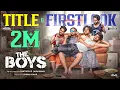 The Boys - Official Title Promo | Santhosh P Jayakumar | Arun | Gautam | Kingsley | Divo Music
