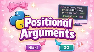 Python Positional Arguments Explained Simply With Real Example