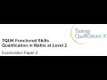Download Lagu Functional Skills Maths L2 Examination Paper 2 TQUK