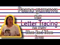 Paano gumawa ng Letter Tracing na may Blue Red Blue lines