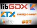 LibGDX Kotlin tutorial using LibKTX - Ashley and its components