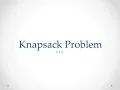 0-1 Knapsack problem using recursion simple explanation with code