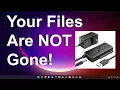 How to get files back from crashed Windows 11 or 10 PC computer - Method 2 USB to SATA Adapter