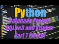 Finale - Python SQLite3 Database Project w Ktinker GUI Part END