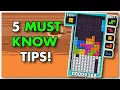 5 MUST KNOW tips for TETRIS beginners