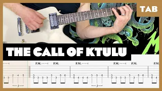 metallica the call of ktulu guitar tab lesson cover tutorial