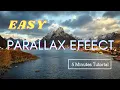 Parallax Scrolling Effect Using HTML CSS 5 Minutes Tutorial