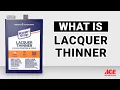 What Is Lacquer Thinner Ace Hardware